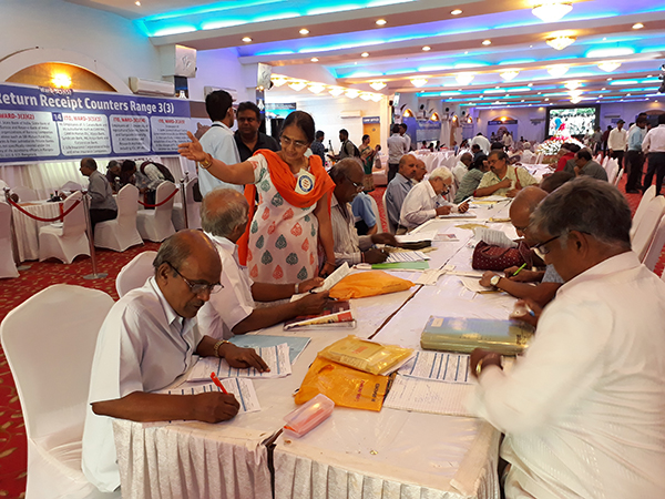 ಅರಮನೆ ಮೈದಾನದಲ್ಲಿ ಕೌಂಟರ್‌ಗಳ ಸ್ಥಾಪನೆ